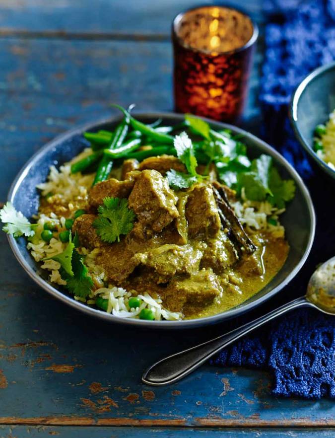 Coconut and cinnamon beef curry Sainsbury's Magazine